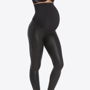 Spanx Mama Maternity Faux Leather Legging